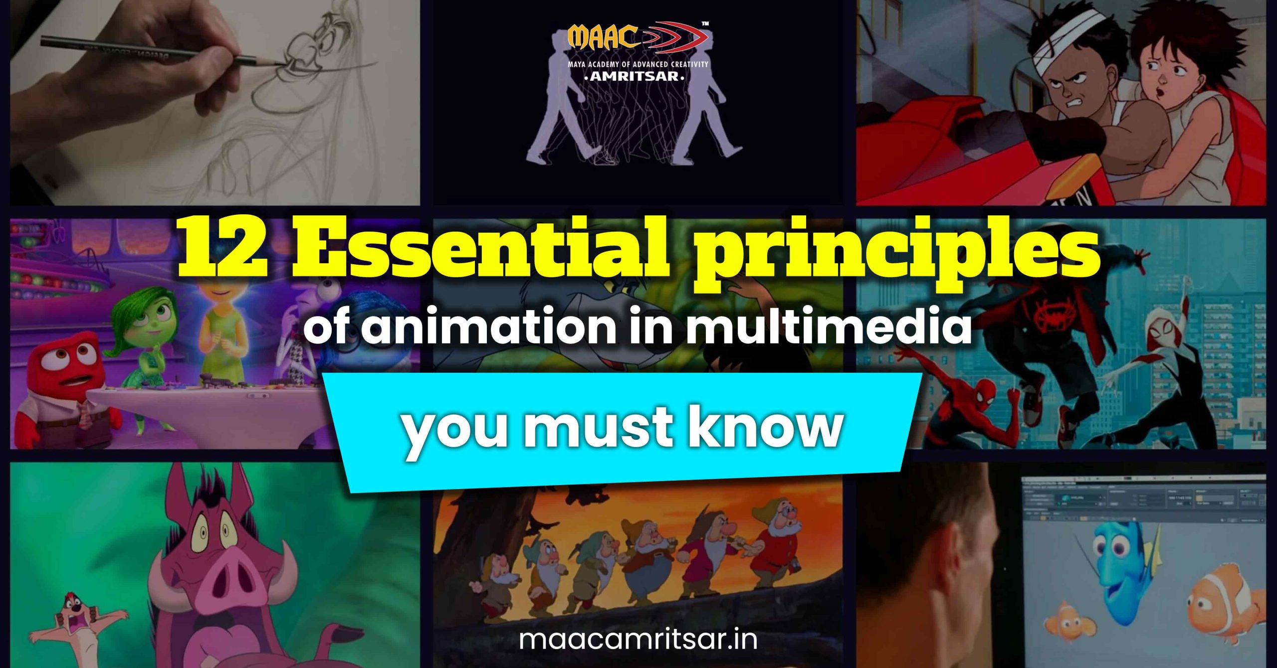 12 principles of animation in multimedia