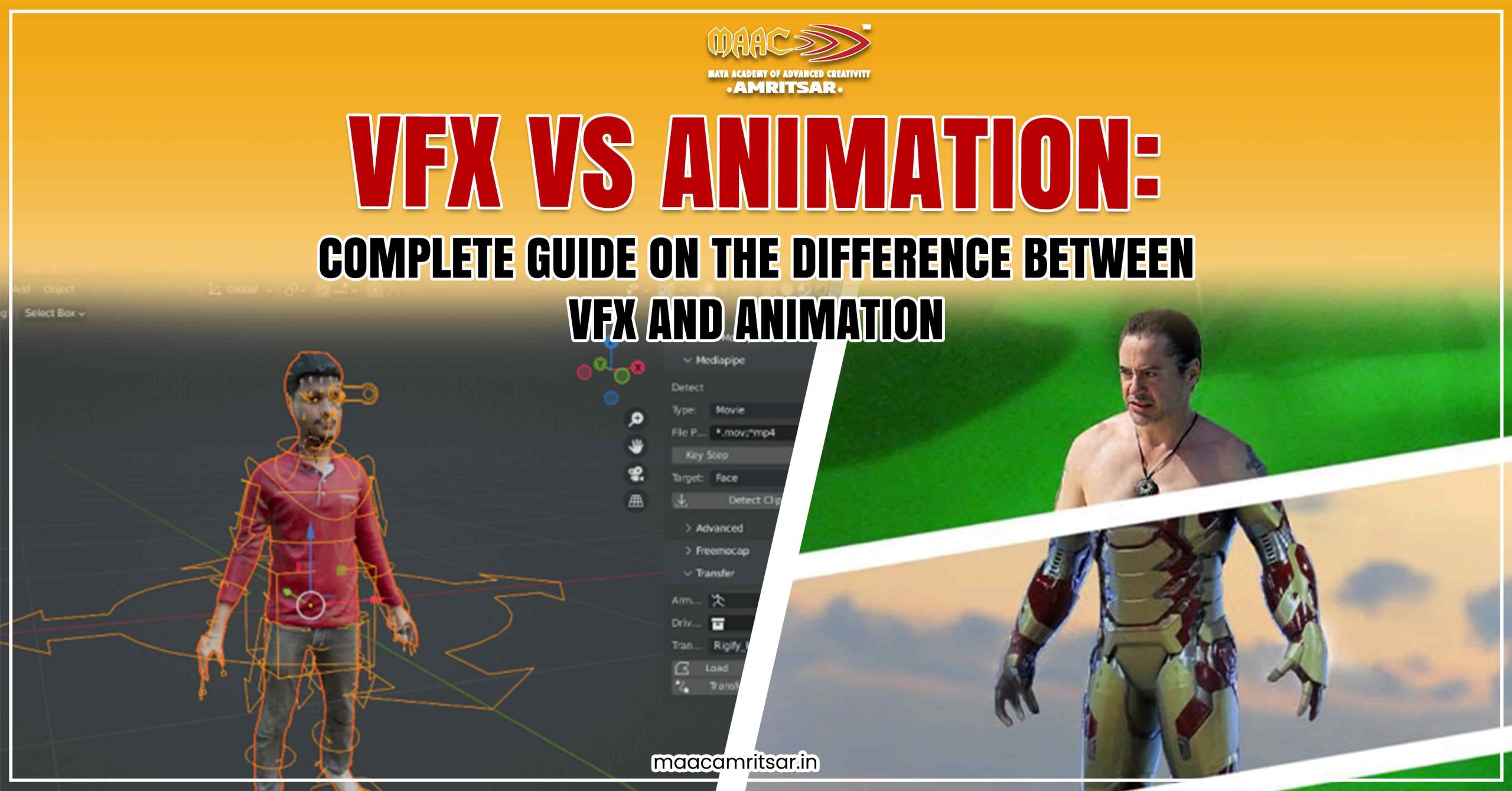 difference between VFX and animation