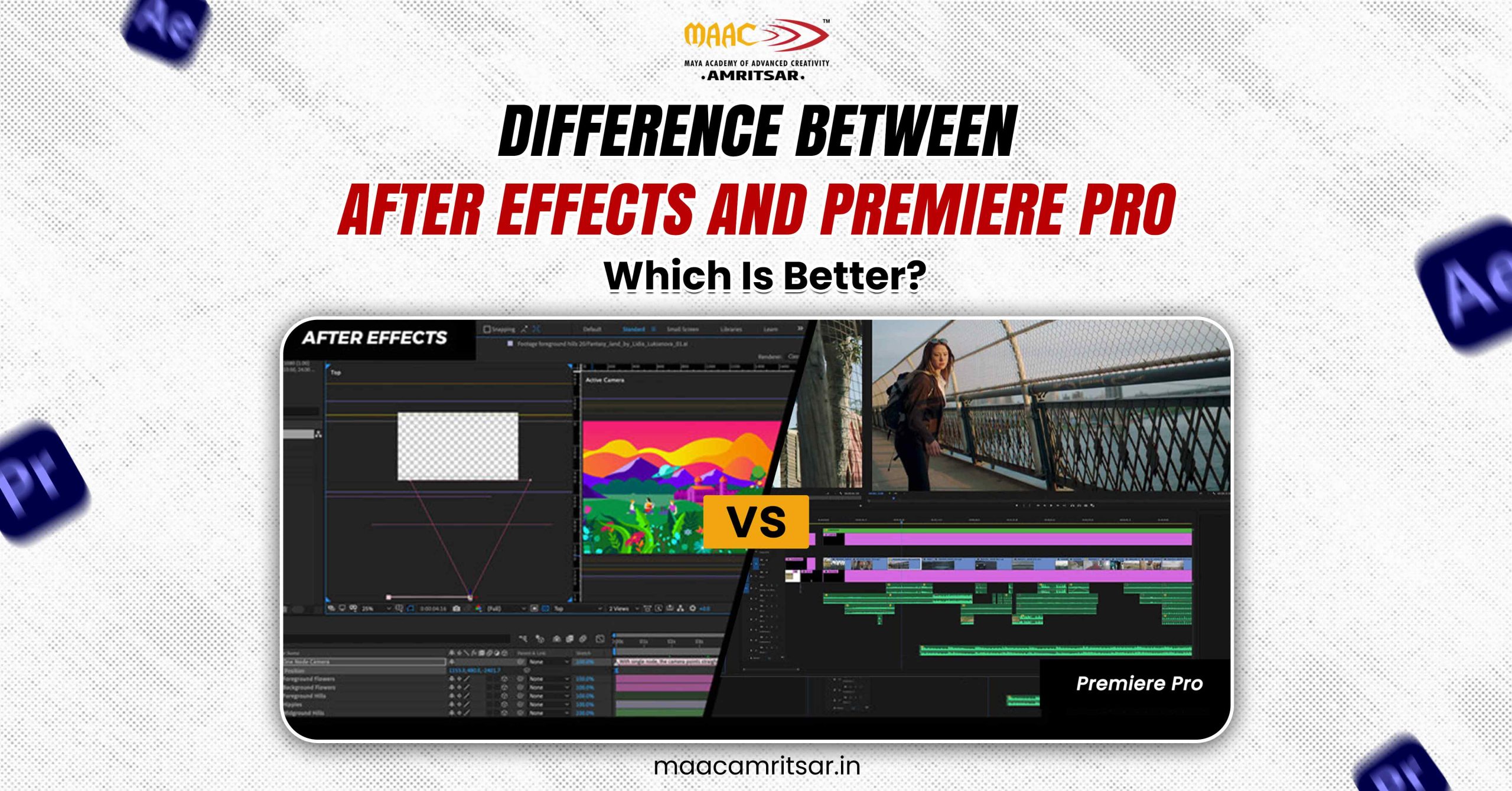 Difference Between After Effects and Premiere Pro