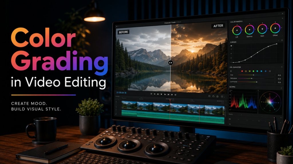 color grading in video editing