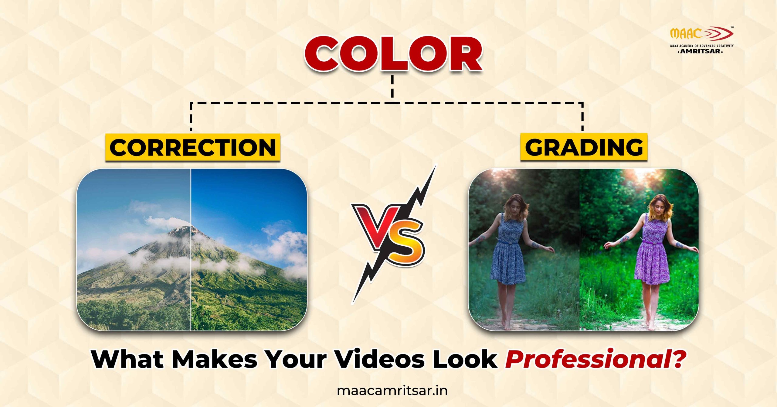 Color Correction vs Color Grading