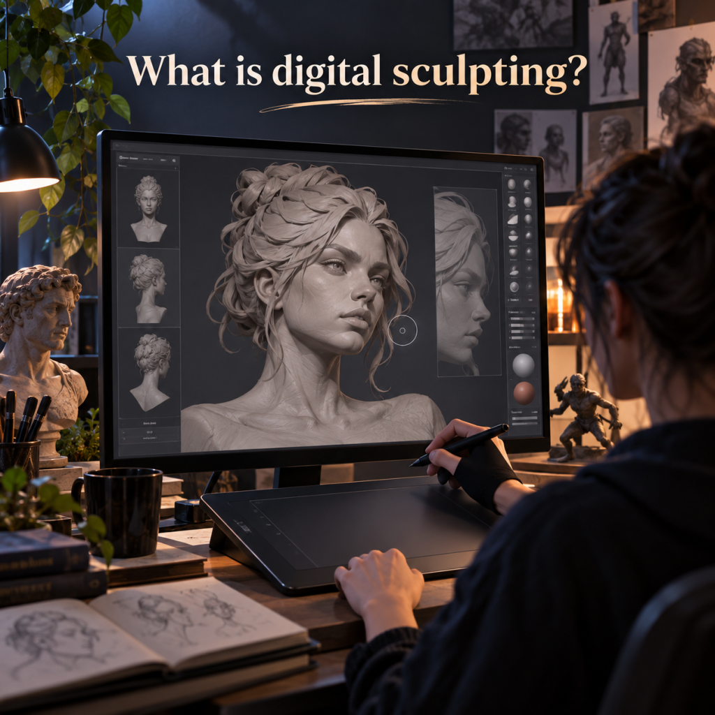 What is digital sculpting?